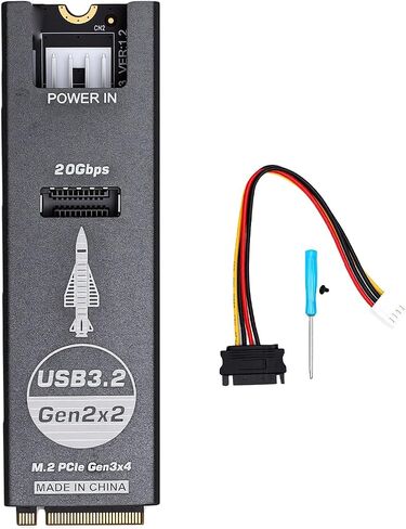 ASHATA NVMe to USB Type E Internal Connector, 20Gbps M.2 M Key PCIe 4.0 in Kuwait