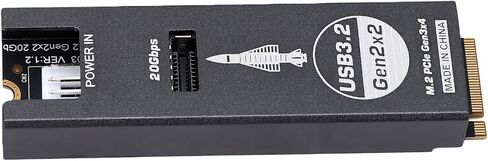 ASHATA NVMe to USB Type E Internal Connector, 20Gbps M.2 M Key PCIe 4.0 in Kuwait