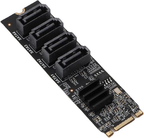 Pissente M.2 to Serial ATA 3.0 Adapter Card, 4 Ports in Kuwait