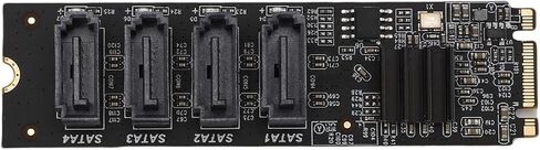 Pissente M.2 to Serial ATA 3.0 Adapter Card, 4 Ports in Kuwait