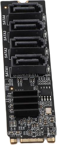 Pissente M.2 to Serial ATA 3.0 Adapter Card, 4 Ports in Kuwait