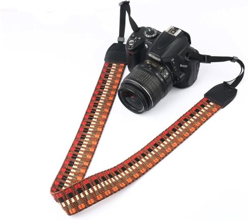 Uonlytech Slr Camera Strap Camera Hanging Strap Camera Shoulder Belt for Women Camera Strap Vintage Camera Neck in Kuwait
