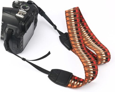 Uonlytech Slr Camera Strap Camera Hanging Strap Camera Shoulder Belt for Women Camera Strap Vintage Camera Neck in Kuwait
