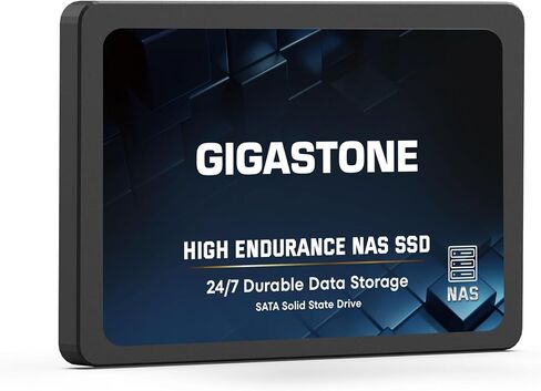 Gigastone 4TB High Endurance SSD– for Gaming/PC/NAS SSD Up to 530MB/s SLC Caching 24/7 Reliable 5-Year Warranty 2.5" SATA Internal Solid State Drives RAID Disk in Kuwait