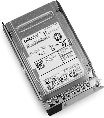 Dell 019VGM 15.36TB 1 DWPD SAS-4 24Gb/s 3D TLC 2.5in Enterprise Solid State Drive G14 G15 G16 Compatible with but not Limited to: R440 R7525 T550 C6525 R860 T560 C6520 MX840c in Kuwait