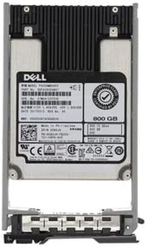 Dell CN3JH 800 GB Write Intensive 2.5 Inch Solid State Drive - SAS 12 Gbps - 512n - Hot Plug - for 14G PowerEdge Server (Renewed) in Kuwait