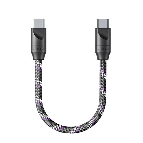 FiiO Trust Series LT-TC7L USB-C to USB-C OTG Digital Audio Cable, Silver-Plated OFC, Supports HiFi Audio & Charging, Compatible with DAC/Amp, DAP, Smartphone and Tablet (4.9ft) in Kuwait