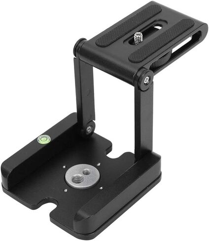 Fabater Folding Z Tilt Pan Tripod Head Ballhead Arrow Storage Case Plate for DSLR Camera, CNC Aluminum Alloy Panoramic 180 Degree Tilt 360 Degree Pan with 1/4 & 3/8 Thread Universal Stand in Kuwait