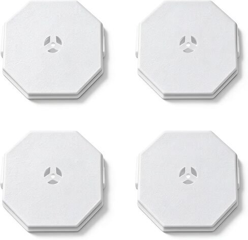 4 PCS 130110006001 Octagon Mounting Block for 1/2 Inch Lap Vinyl Siding in Kuwait