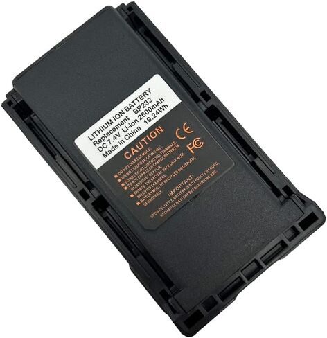 5 Pack BP-232 BP-232H BP-232N Li-Ion Battery 2600mAh Replacement for Portable Radio IC-F4163 IC-F3230 IC-F4230 A14 A14S IC-F14 IC-F16 IC-F24 IC-F26 IC-F33 IC-F43 IC-F3010 IC-F4010 IC-F3011 in Kuwait