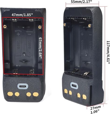 Battery Case Shell with Belt Clip for Motorola R7 Radio (Case Only) in Kuwait