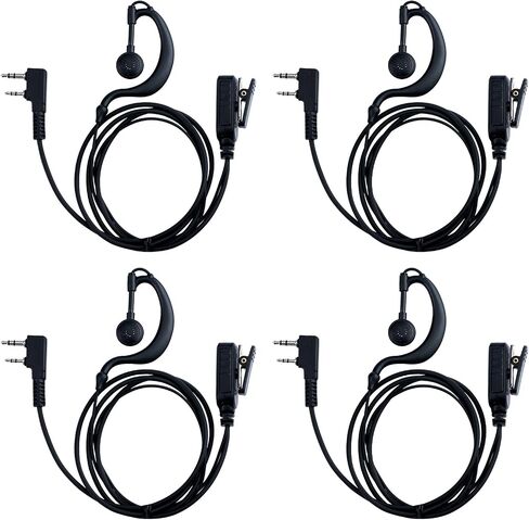 2-Pin Earpiece with PTT Mic for UV-5R/BF-888S & Kenwood TK3230 in Kuwait