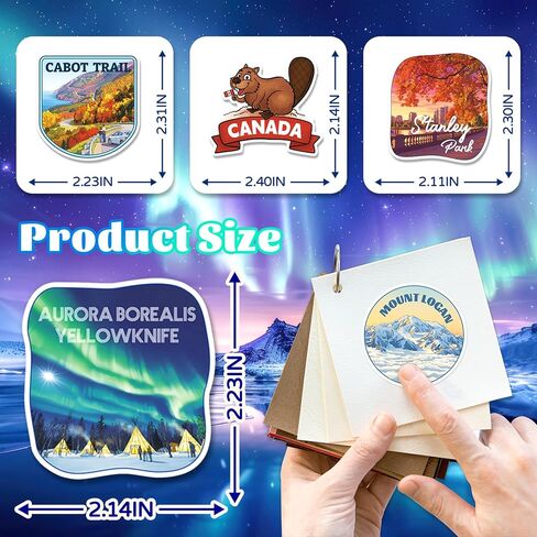 200 PCS Canada Travel Souvenir Stickers in Kuwait