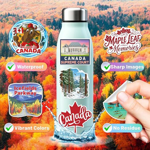 200 PCS Canada Travel Souvenir Stickers in Kuwait