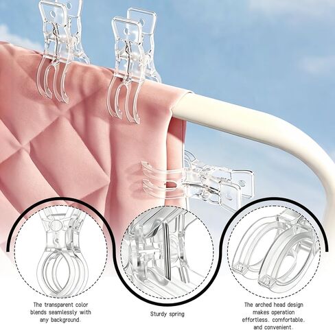 10 Pack Balloon Arch Clips 3.5 Inch,Clear Plastic Clips for balloon arch in Kuwait