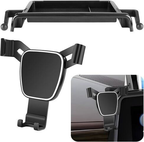 Car Phone Holder Center Console Organizer For Chevy Suburban 2021 2022 2023 2024，Tahoe 2021-2024，GMC Yukon 2021-2024 SLE, SLT, AT4 【Not fit Denali & Denali Ultimate】Auto Accessories Mount case in Kuwait