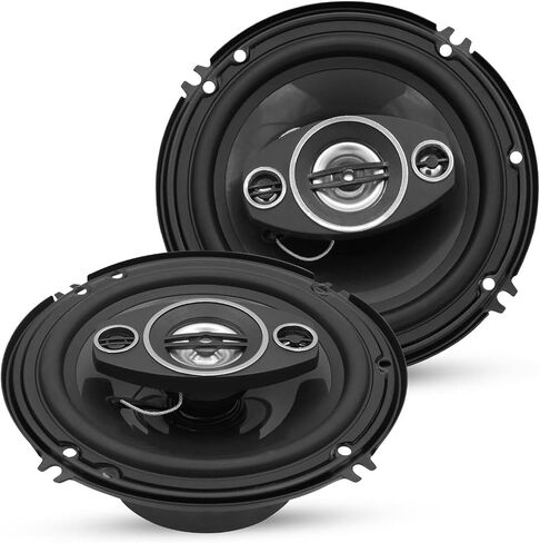 5 CORE 6 Inch 2 Way Coaxial Car Door Speakers 500W Pair with Tweeter 8.6 Oz Magnet 1" Voice Coil Loud Component Speakers in Kuwait