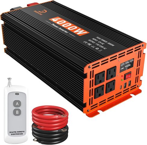 3000W Power Inverter 12V DC to 110V/120V AC Converter Peak Power 6000W in Kuwait
