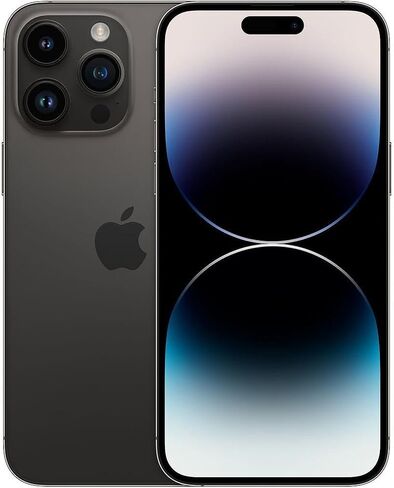Apple iPhone 14 Pro Max, 128GB, Space Black - Unlocked (Renewed) in Kuwait