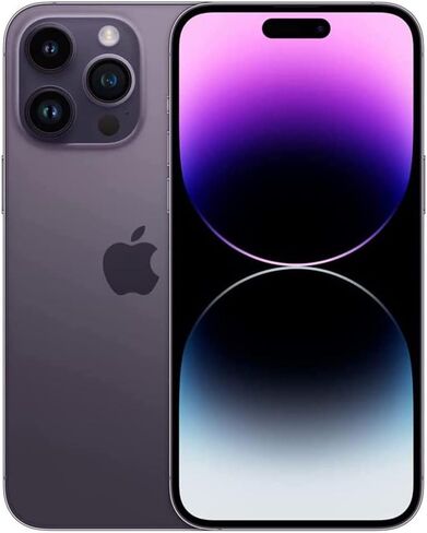 Apple iPhone 14 Pro Max, 128GB, Space Black - Unlocked (Renewed) in Kuwait
