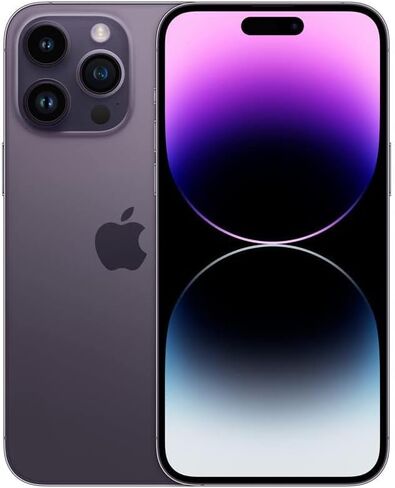 Apple iPhone 14 Pro Max, 128GB, Space Black - Unlocked (Renewed) in Kuwait