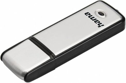 Hama Fancy USB 2.0 Flash Drive, 16 GB, 10 MB/s, Black/Silver in Kuwait