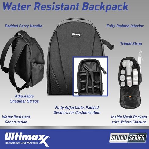 Ultimaxx Essential Bundle + Sony Alpha a9 II Mirrorless Digital Camera (Body Only) + SanDisk Extreme Pro 128GB SDXC, Replacement Battery, Lightweight 60" Tripod, Backpack & Much More (23pc Bundle) in Kuwait