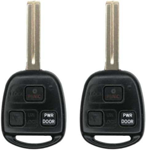 Replacement Keyless Remote Head Key Fob for Lexus RX350 2007 FCC HYQ12BBT Part Number 89070-48821 89070-48820 Pack of 2 in Kuwait