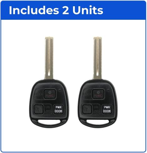 Replacement Keyless Remote Head Key Fob for Lexus RX350 2007 FCC HYQ12BBT Part Number 89070-48821 89070-48820 Pack of 2 in Kuwait