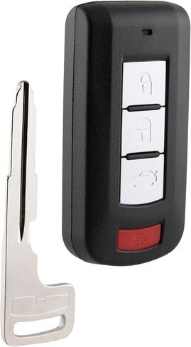 Remote Key Fob 4-Button Replacement for 2016 2017 2018 2019 2020 2021 2022 Mitsubishi Mirage (OUCGHR-M013, 8637C291) in Kuwait