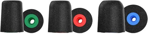 Shure Comply Foam Sleeves P-Series (Greater Sound Isolation Than 100 Series) - Professional Replacement Memory Foam Tips Earphones - 6 Pack (3 Pairs), S/M/L, 1 Each (EACYF1-6KIT) in Kuwait