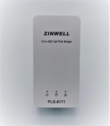 Zinwell PLS-8171 Powerline G.hn 802.3af POE Bridge (Renewed) in Kuwait