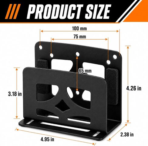Adjustable Small Device Wall Mount or VESA Mount Holder, Metal Box Bracket in Kuwait