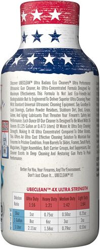UBECLEAN Ultra Performance Ultrasonic Gun Cleaner 4X Ultra Concentrated-4 oz in Kuwait