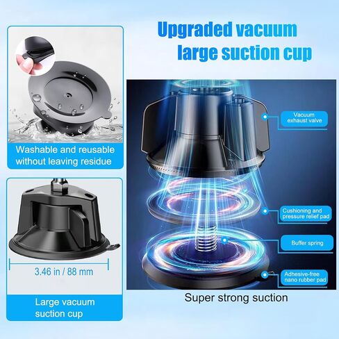 Car Phone Holder for Pop Socket, Suction Cup Car Phone Mount for PopSocket in Kuwait