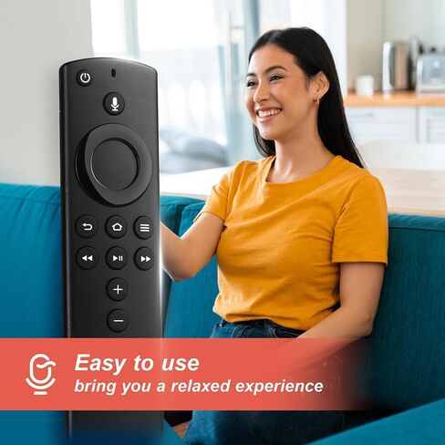 Replacement Remote for All Fire Series, Compatible for FireStick (2 Gen/HD/4K/4K Max/Lite), TV Cube (1st/2nd), Fire Smart TV 3rd Gen,not for Insignia-TCL-Pioneer Smart TVs in Kuwait