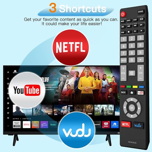 NH409UD Replacement for Magnavox TV Remote Control -No Programming Required in Kuwait
