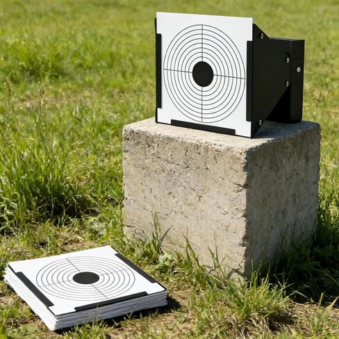 Gun Trap Target with 100pcs Paper, Bullet Catcher Shooting Target Wall-Mounted for Airgun, Airsoft, BB Gun in Kuwait