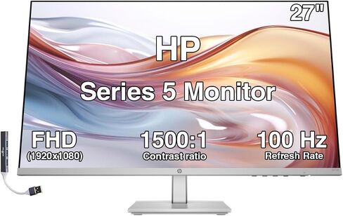HP Series 5 27" FHD IPS Monitor with 300 nits Brightness in Kuwait