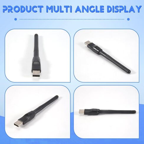 RT5370 Wireless Card Portable 2.4G 150Mbps USB WiFi Adapter WiFi Antenna USB WiFi Receiver for PC and TV Box Easy Install Easy to Use in Kuwait