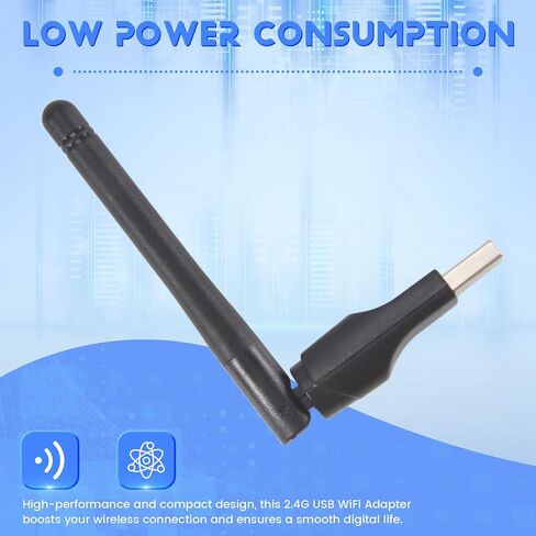 RT5370 Wireless Card Portable 2.4G 150Mbps USB WiFi Adapter WiFi Antenna USB WiFi Receiver for PC and TV Box Easy Install Easy to Use in Kuwait