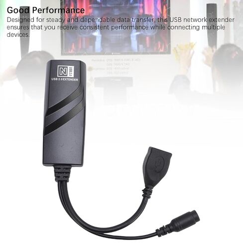 ASHATA 100m USB Extender, Stable Signal USB to Ethernet Adapter Over CAT5 CAT5E CAT6 Network Cable for PC Printer Scanner Keyboard Mouse Camera (1) in Kuwait