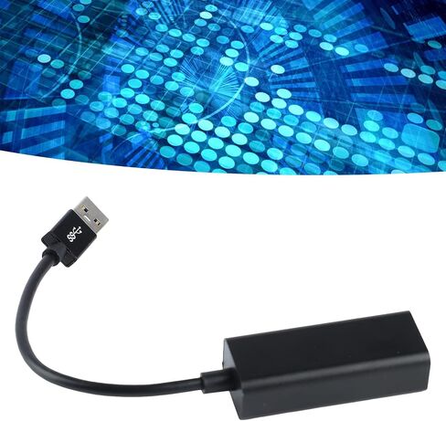 USB C to Ethernet Adapter with Light, USB Type C to RJ45 Gigabit Cable Converter for Tablet Laptop Pro, Aluminum Alloy, Anti Interference in Kuwait