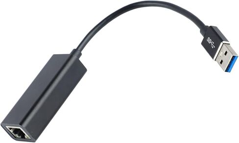 USB C to Ethernet Adapter with Light, USB Type C to RJ45 Gigabit Cable Converter for Tablet Laptop Pro, Aluminum Alloy, Anti Interference in Kuwait