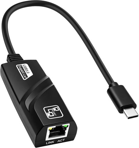 MEIRIYFA USB 3.0 Type-C to RJ45 Gigabit Ethernet LAN Network Adapter in Kuwait