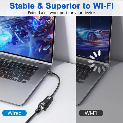 MEIRIYFA USB 3.0 Type-C to RJ45 Gigabit Ethernet LAN Network Adapter in Kuwait