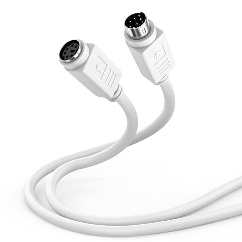MEIRIYFA PS/2 Mouse and Keyboard Extension Cable (White, 5M) in Kuwait