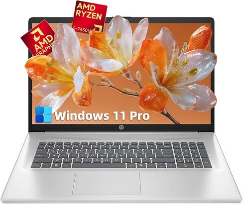 HP 17-inch Touchscreen Business Laptop, AMD Ryzen 5 7430U, 128GBRAM 8TB SSD in Kuwait