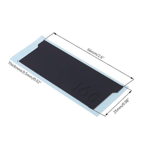 Laptop Memory Heatsink Plate Plated Pure Copper Gaming Notebook Cooling Vest Radiator Memory Radiator Laptop CPU Cooling Fan Heatsink Radiator Holder Base Bracket Case Rack Sucker CPU in Kuwait