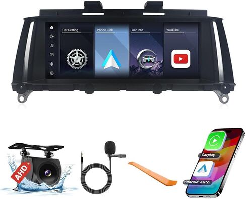 for BMW X3/X4 2011-2012 CIC 8.8" Car CarPlay Android Auto Navigation Stereo GPS Radio Display IPS Touchscreen Headunit Tablet Media Player in Kuwait